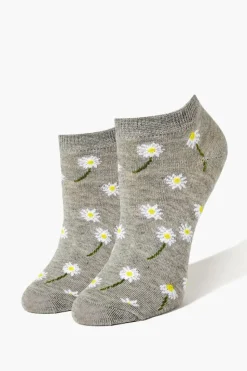 Floral Print Ankle Socks