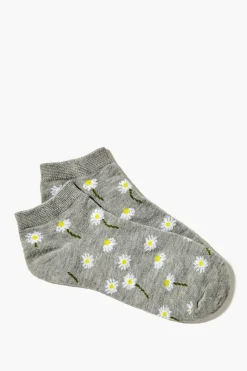 Floral Print Ankle Socks