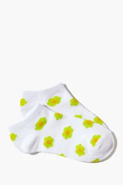 Floral Print Ankle Socks