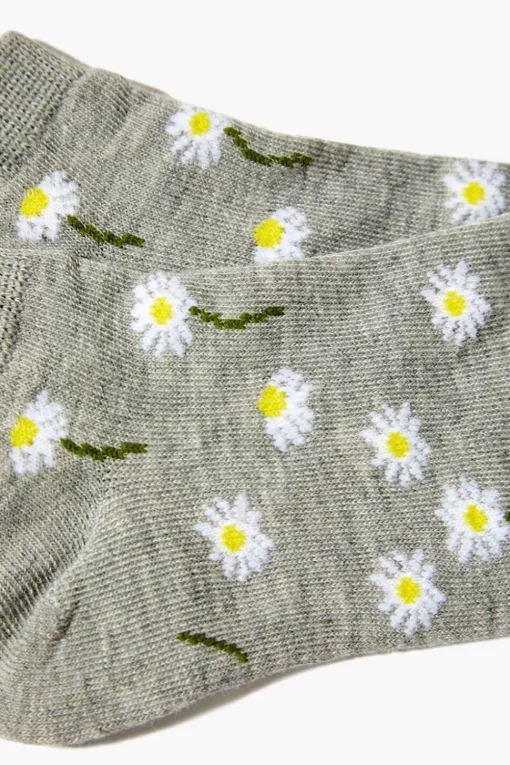 Floral Print Ankle Socks