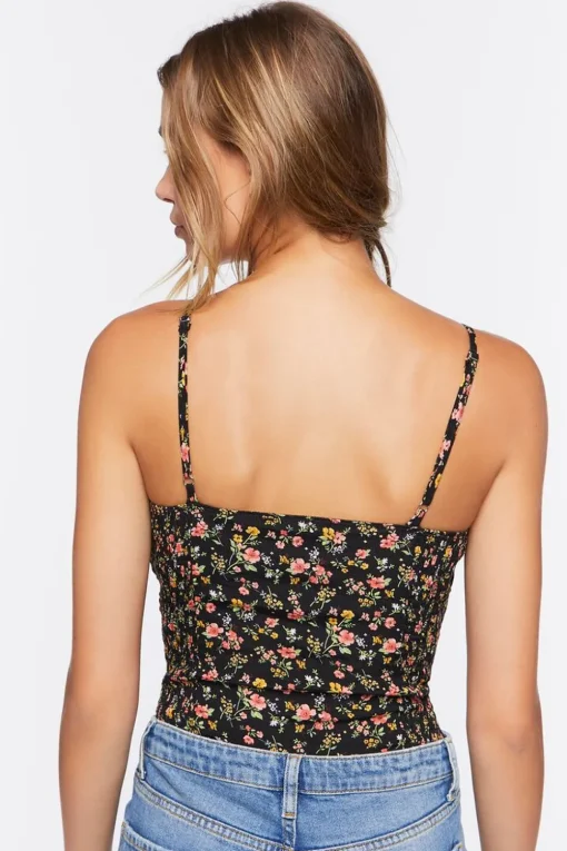 Floral Print Bodysuit