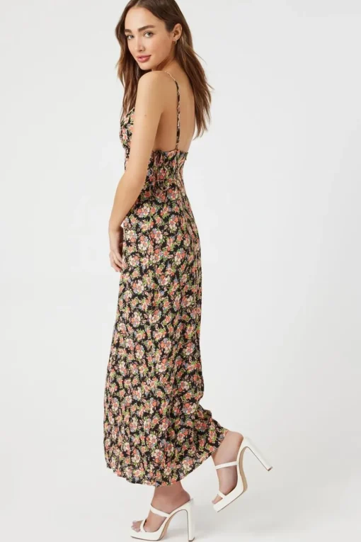 Floral Print Cami Maxi Dress