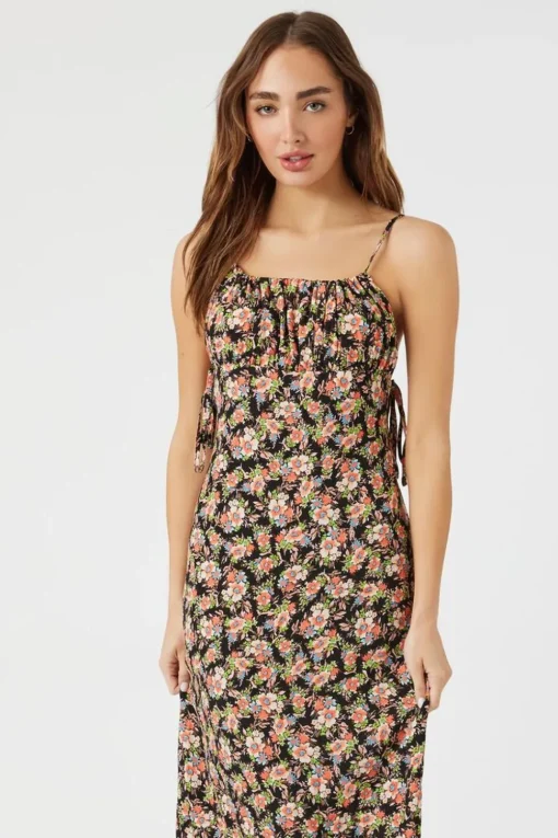 Floral Print Cami Maxi Dress