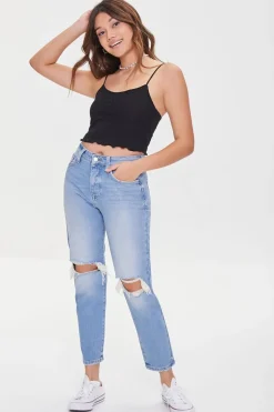 Floral Print Cropped Cami