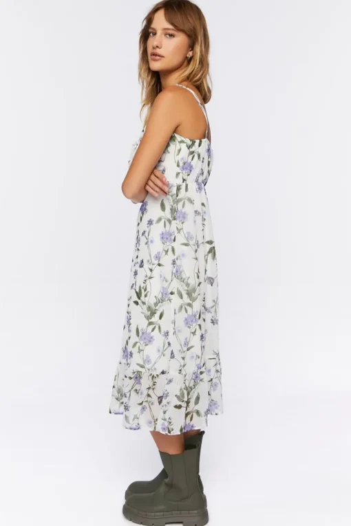 Floral Print Midi Dress
