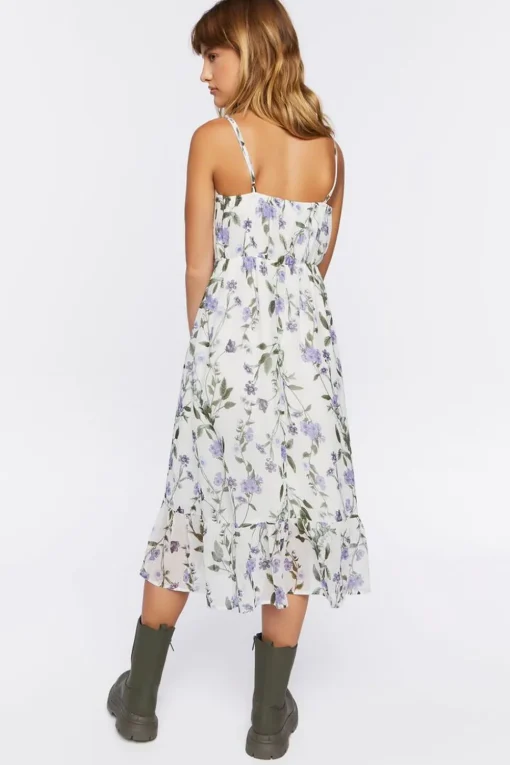 Floral Print Midi Dress