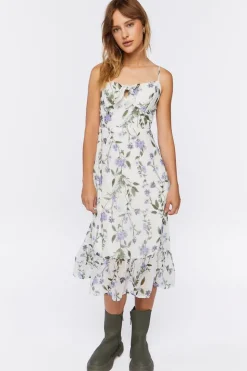 Floral Print Midi Dress