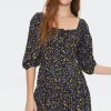Floral Print Mini Dress