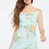 Floral Print Mini Dress
