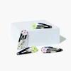 Floral Snap Hair Clip Set
