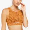 Geo Print Longline Sports Bra