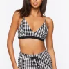 Gingham Crop Top & Shorts Set