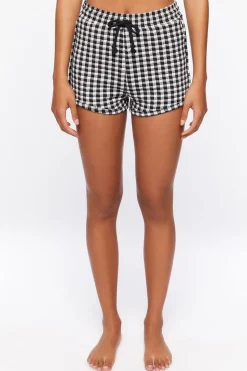 Gingham Crop Top & Shorts Set