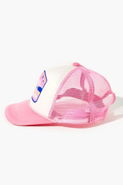 Girls Beach Vibes Graphic Trucker Hat (Kids)