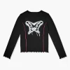 Girls Butterfly Graphic Top (Kids)