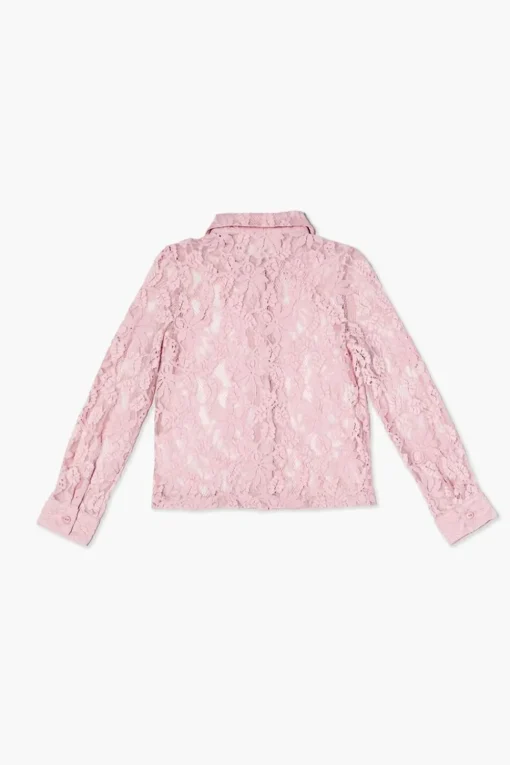 Girls Floral Lace Shirt (Kids)