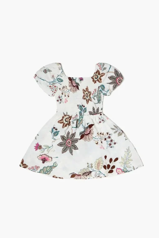 Girls Floral Print Dress (Kids)