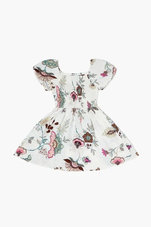 Girls Floral Print Dress (Kids)