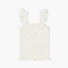 Girls Floral Print Smocked Top (Kids)