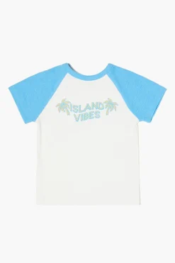Girls Island Vibes Raglan Tee (Kids)