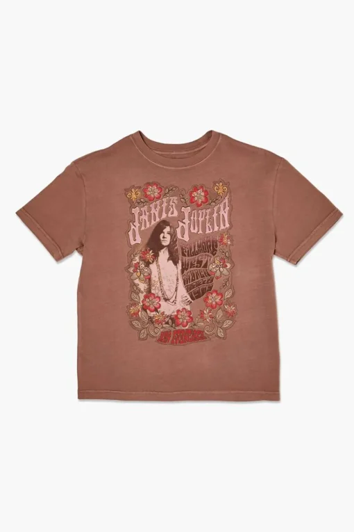 Girls Janis Joplin Graphic Tee (Kids)