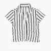 Girls Ruched Striped Shirt (Kids)