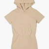 Girls Short-Sleeve Hoodie Dress (Kids)