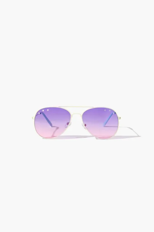 Girls Star Aviator Sunglasses (Kids)