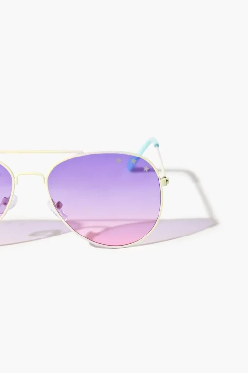 Girls Star Aviator Sunglasses (Kids)