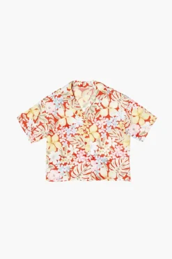 Girls Tropical Floral Print Shirt (Kids)