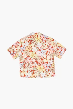 Girls Tropical Floral Print Shirt (Kids)