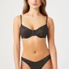 Glitter Knit High-Leg Bikini Bottoms