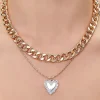 Heart Pendant Layered Necklace