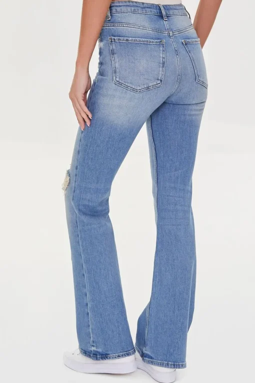 Hemp 4% High-Rise Flare Jeans