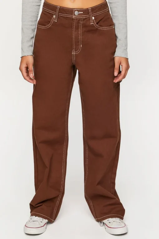 High-Rise Carpenter Dad Jeans