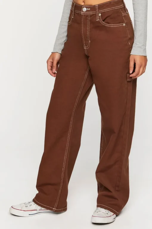 High-Rise Carpenter Dad Jeans