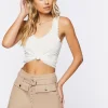 High-Rise Cotton Shorts