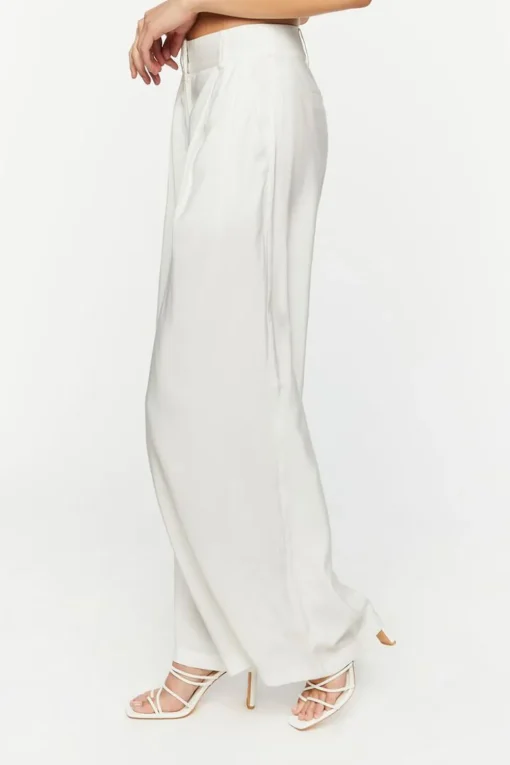 High-Rise Wide-Leg Trousers