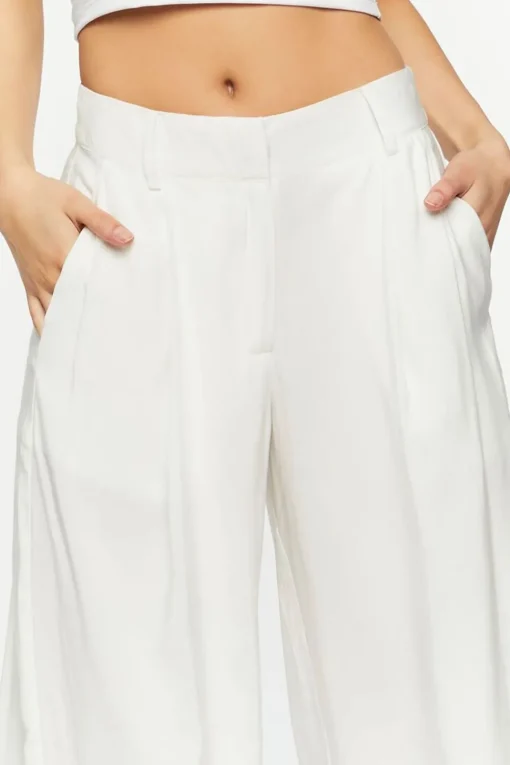 High-Rise Wide-Leg Trousers