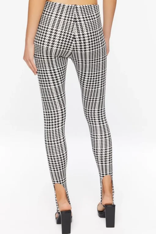 Houndstooth Stirrup Leggings