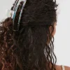 Iridescent Cutout Claw Hair Clip
