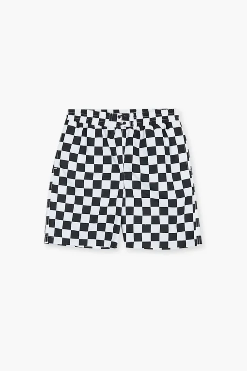Kids Checkered Swim Trunks (Girls + Boys)