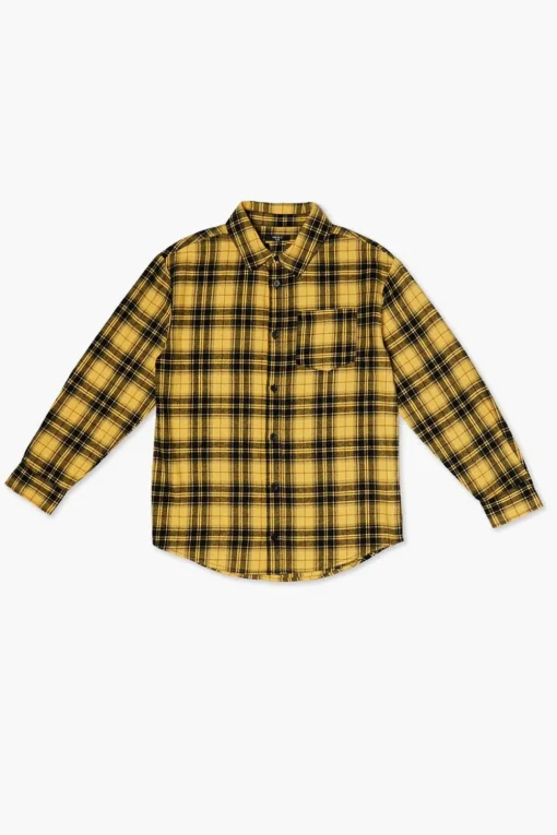 Kids Cotton Plaid Shirt (Girls + Boys)