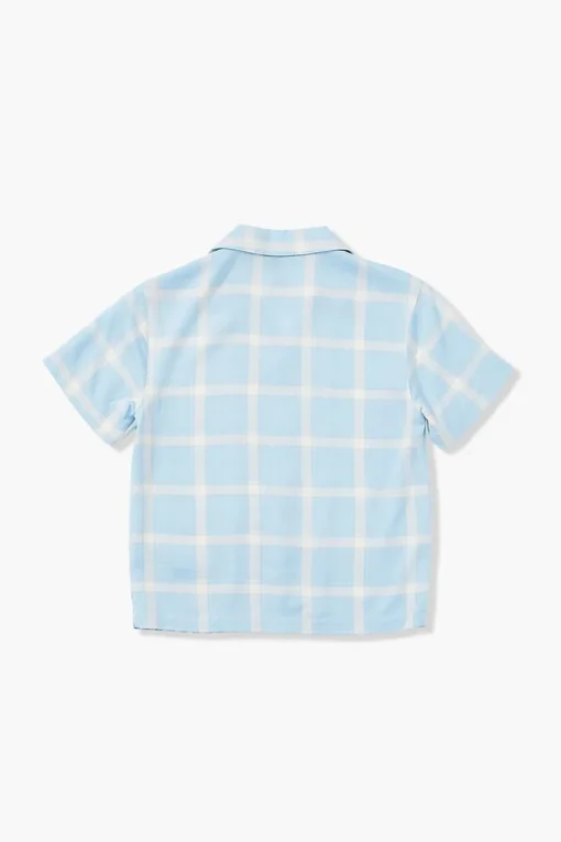 Kids Reworked Plaid Shirt (Girls + Boys)