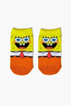 Kids Spongebob Squarepants Ankle Sock Set - 3 Pack (Girls + Boys)
