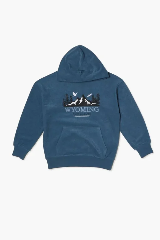 Kids Wyoming Graphic Hoodie (Girls + Boys)