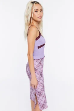 Lace-Trim Lettuce-Edge Cami