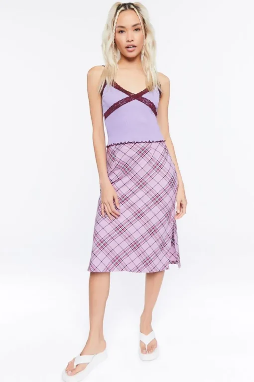 Lace-Trim Lettuce-Edge Cami