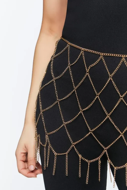 Lattice Body Chain Skirt
