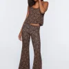 Leopard Print Pajama Pants